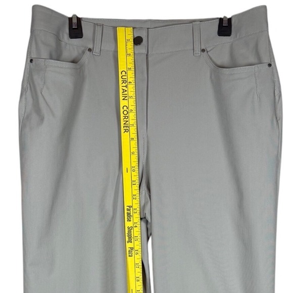 NWT LULULEMON City Sleek 5 Pocket Wide Leg Pant Full Length Silver Drop, Size 32 - Picture 7 of 13